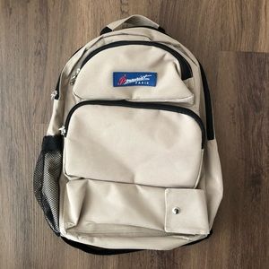 NWOT P. Mauriat Paris children’s musical instrument backpag bookbag khaki beige